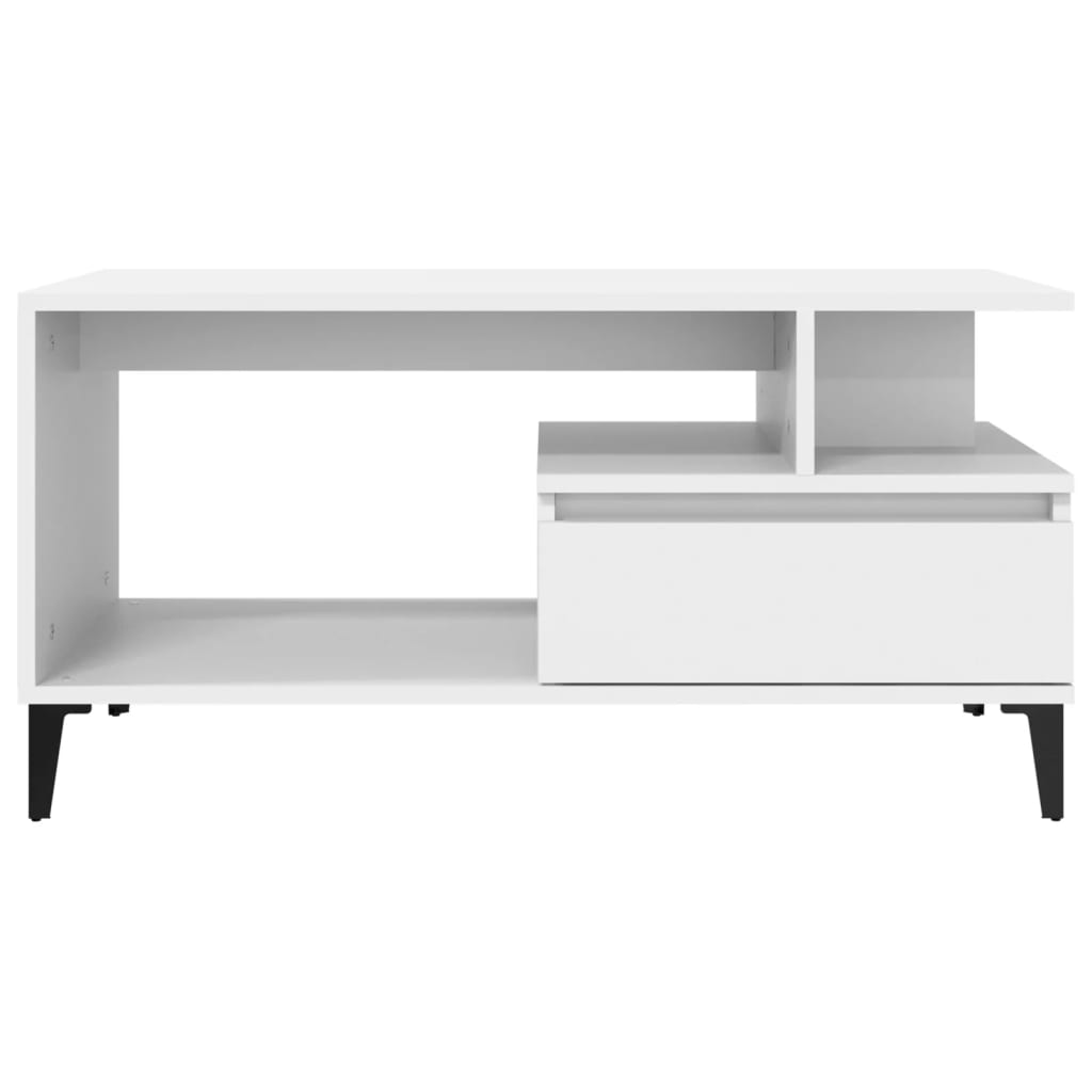 Salontafel 90X49X45 Cm Bewerkt Hout