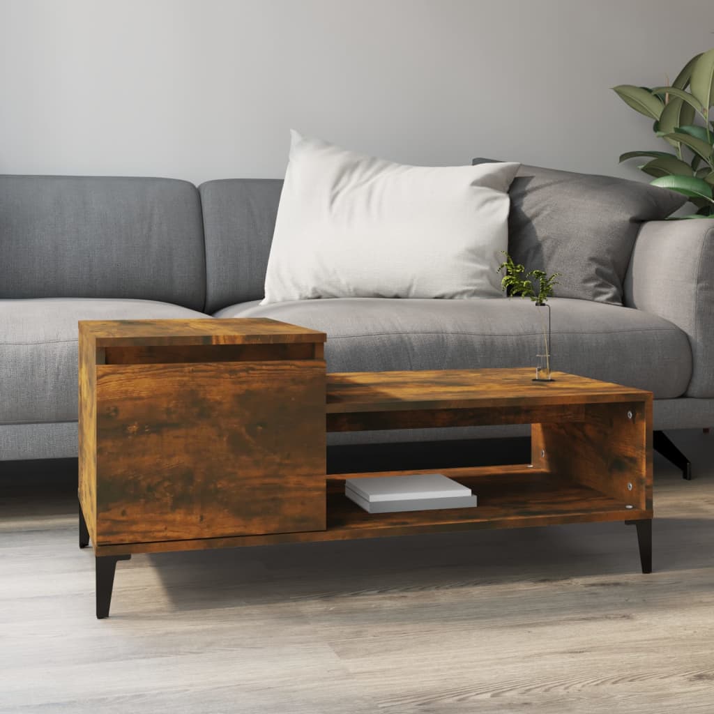 Salontafel 100X50X45 Cm Bewerkt Hout