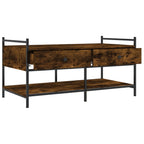 Salontafel 99X50X50 Cm Bewerkt Hout Kleurig