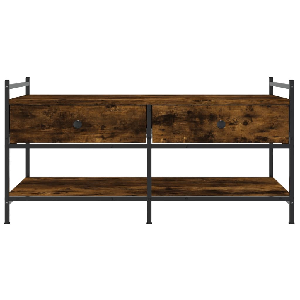 Salontafel 99X50X50 Cm Bewerkt Hout Kleurig