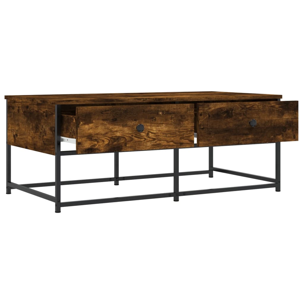 Salontafel 100X51X40 Cm Bewerkt Hout Kleurig