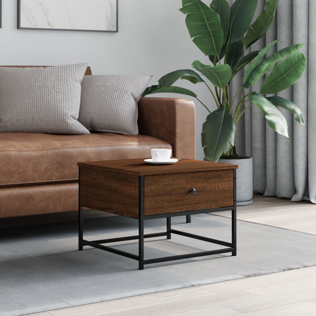 Salontafel 100X51X40 Cm Bewerkt Hout Kleurig