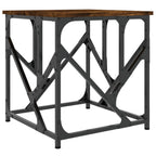 Salontafel 45X45X47,5 Cm Bewerkt Hout Kleurig