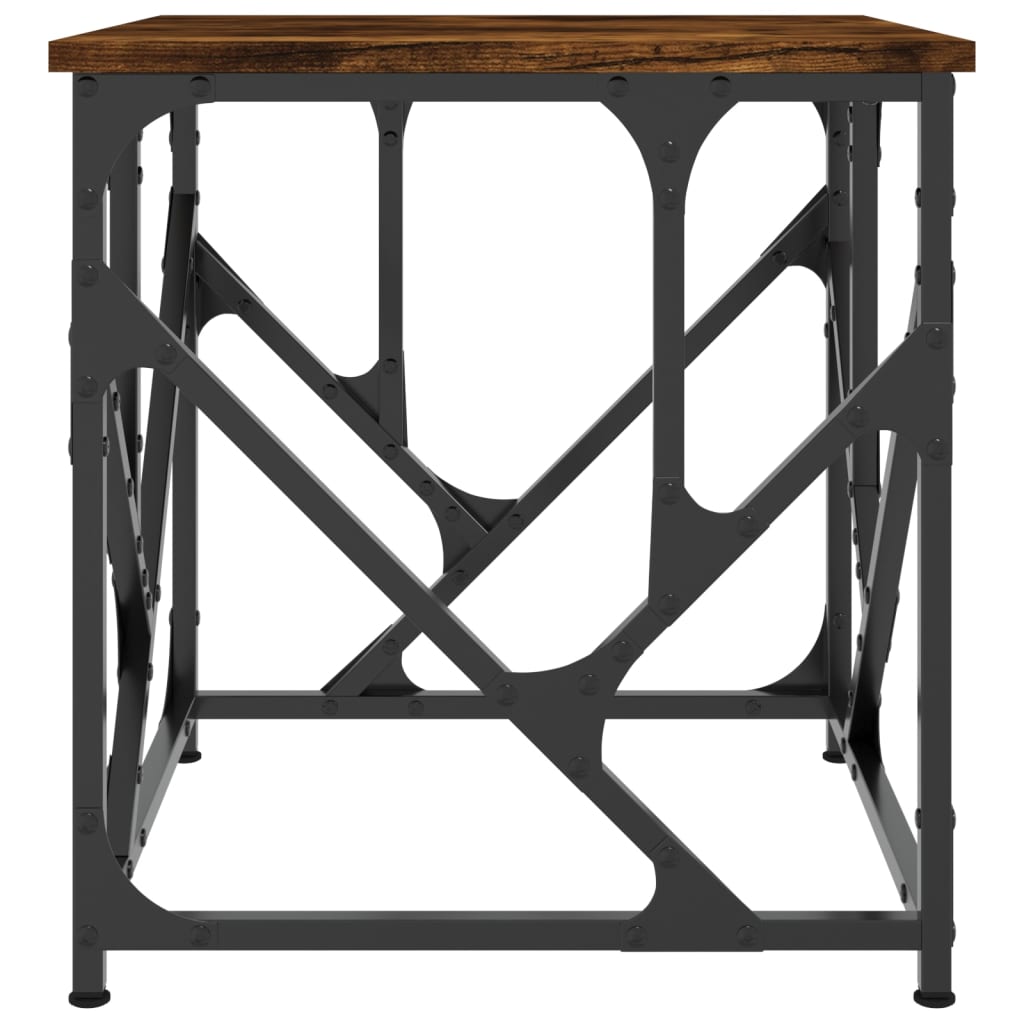 Salontafel 45X45X47,5 Cm Bewerkt Hout Kleurig