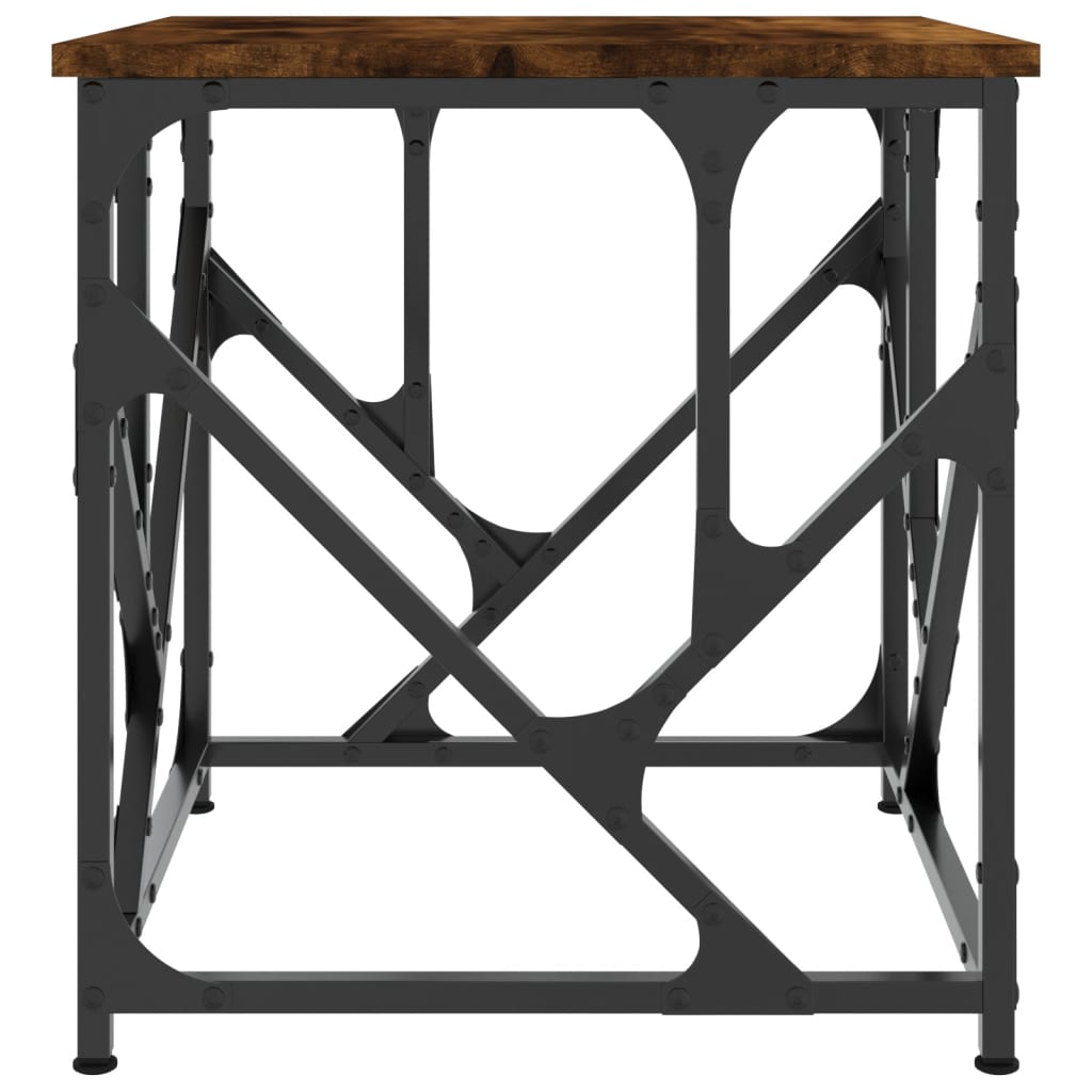 Salontafel 45X45X47,5 Cm Bewerkt Hout Kleurig