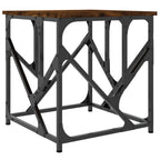 Salontafel 45X45X47,5 Cm Bewerkt Hout Kleurig