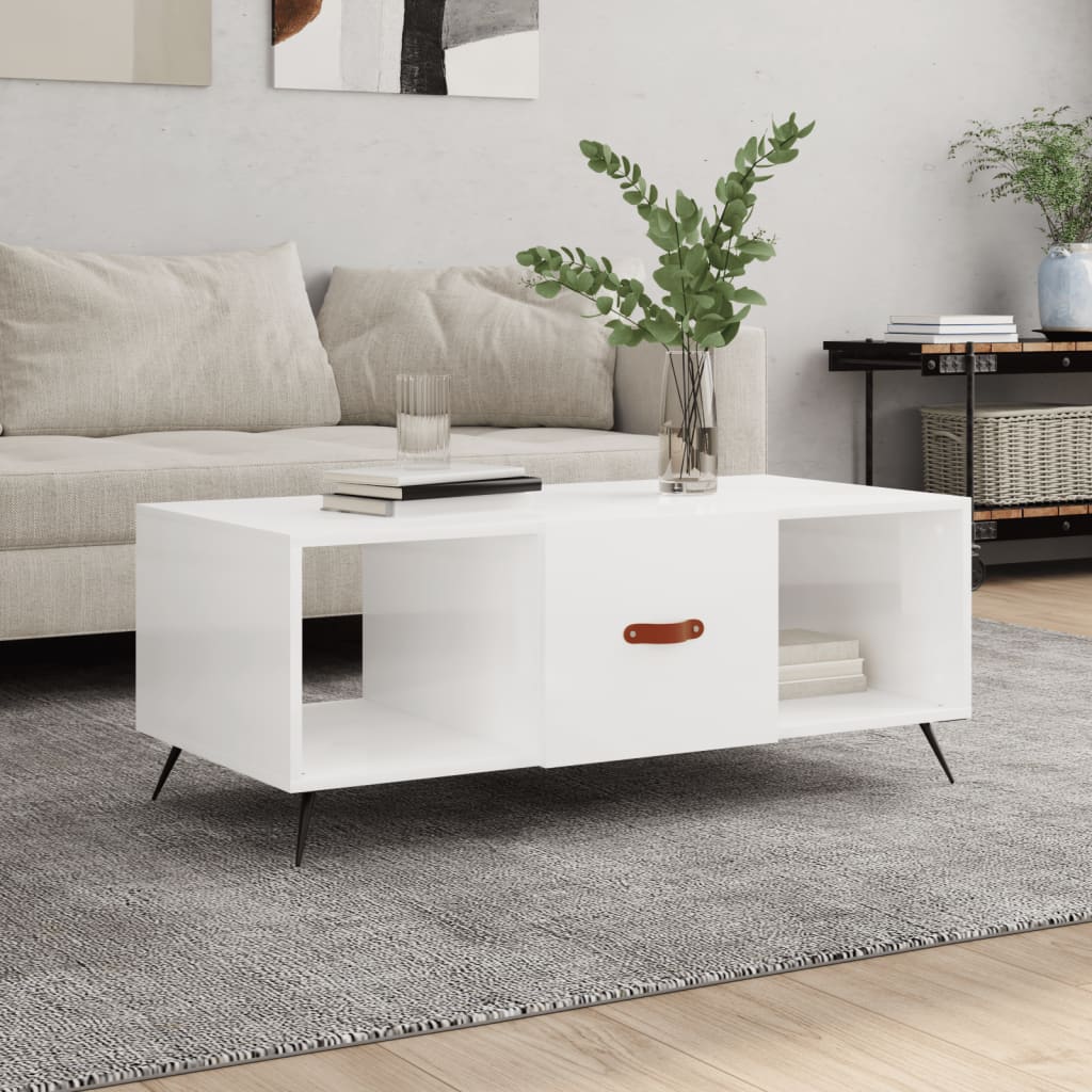 Salontafel 102X50X40 Cm Bewerkt Hout