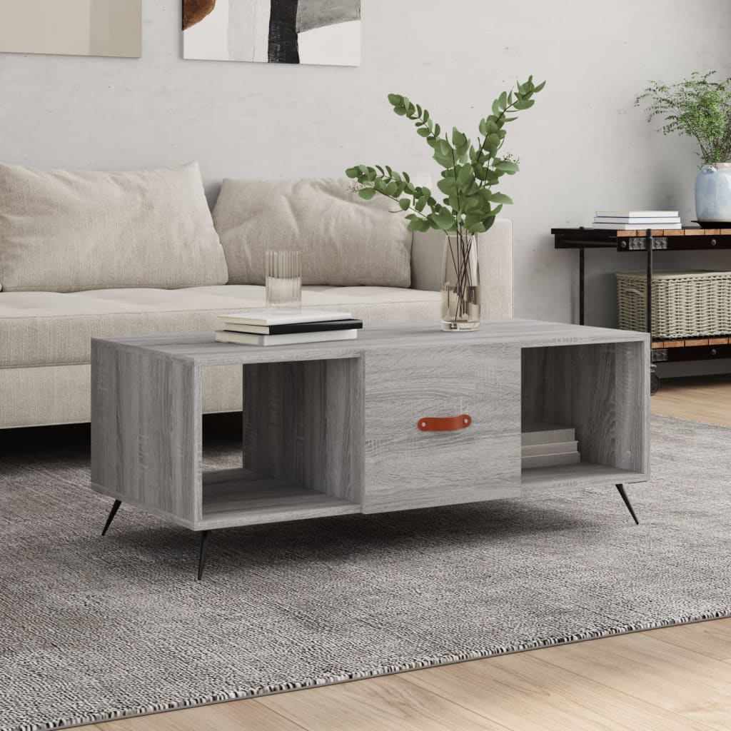 Salontafel 102X50X40 Cm Bewerkt Hout