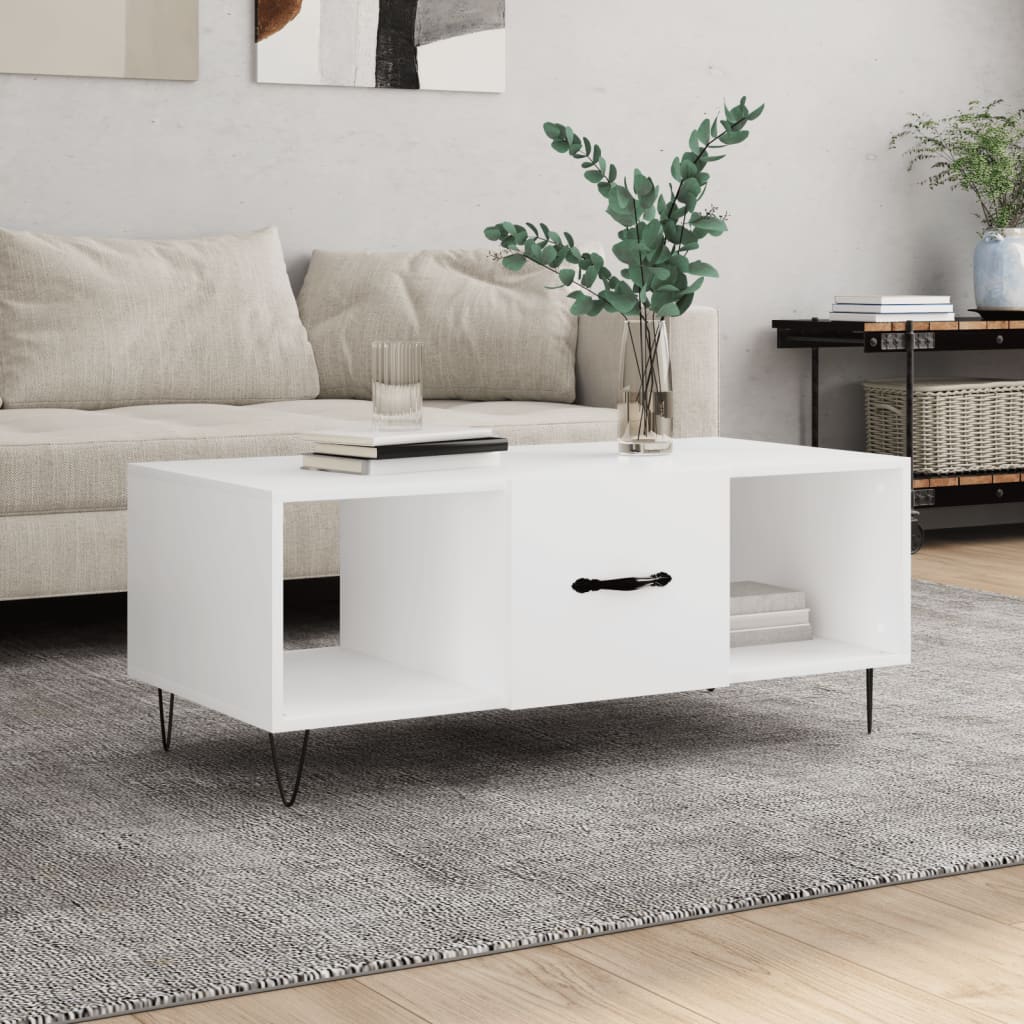 Salontafel 102X50X40 Cm Bewerkt Hout