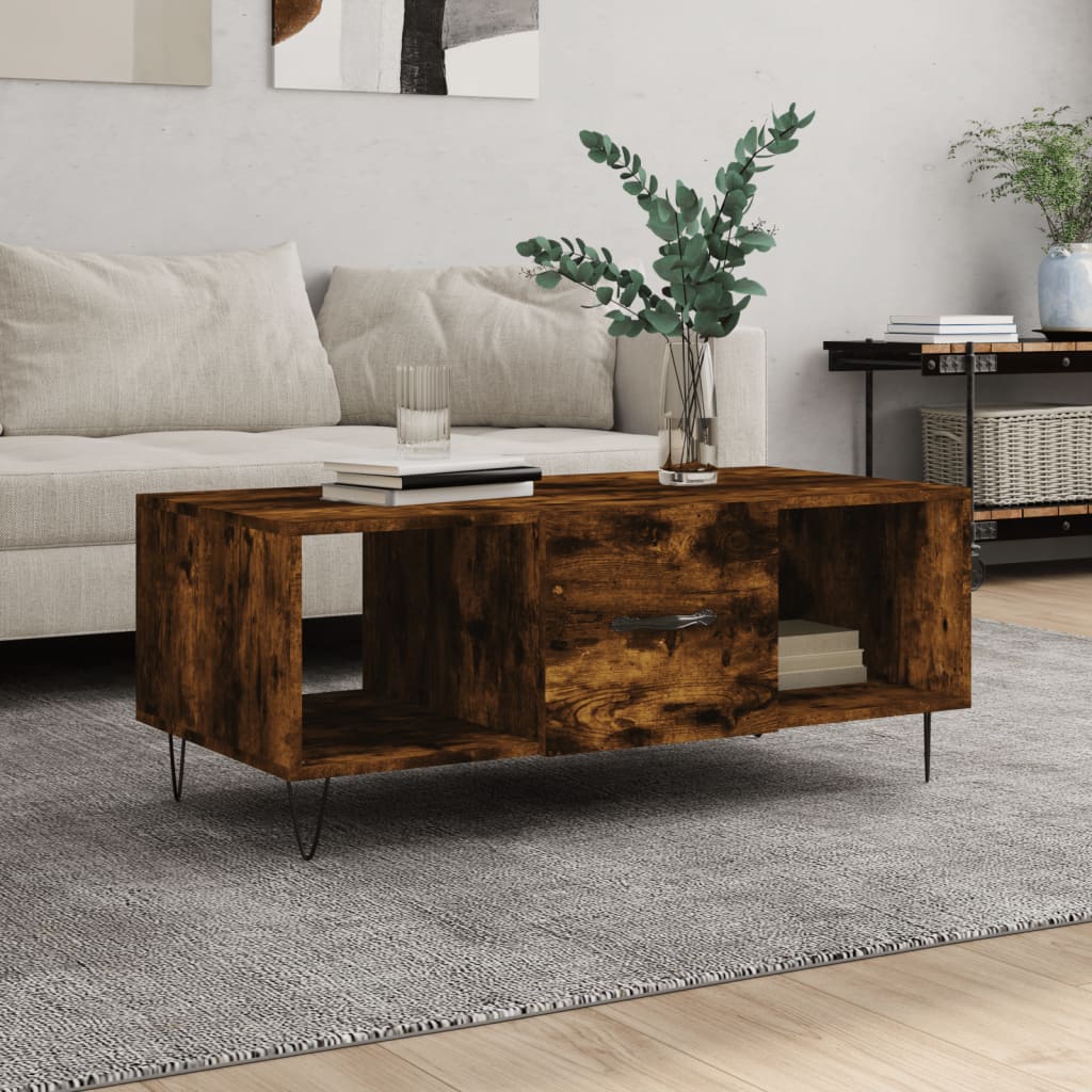 Salontafel 102X50X40 Cm Bewerkt Hout