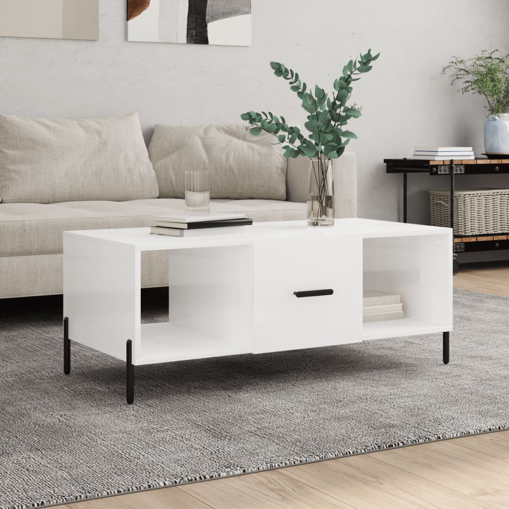 Salontafel 102X50X40 Cm Bewerkt Hout
