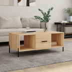 Salontafel 102X50X40 Cm Bewerkt Hout