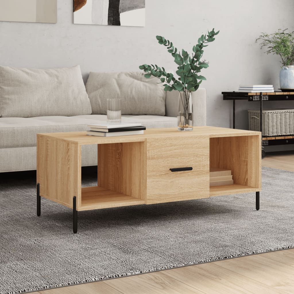 Salontafel 102X50X40 Cm Bewerkt Hout