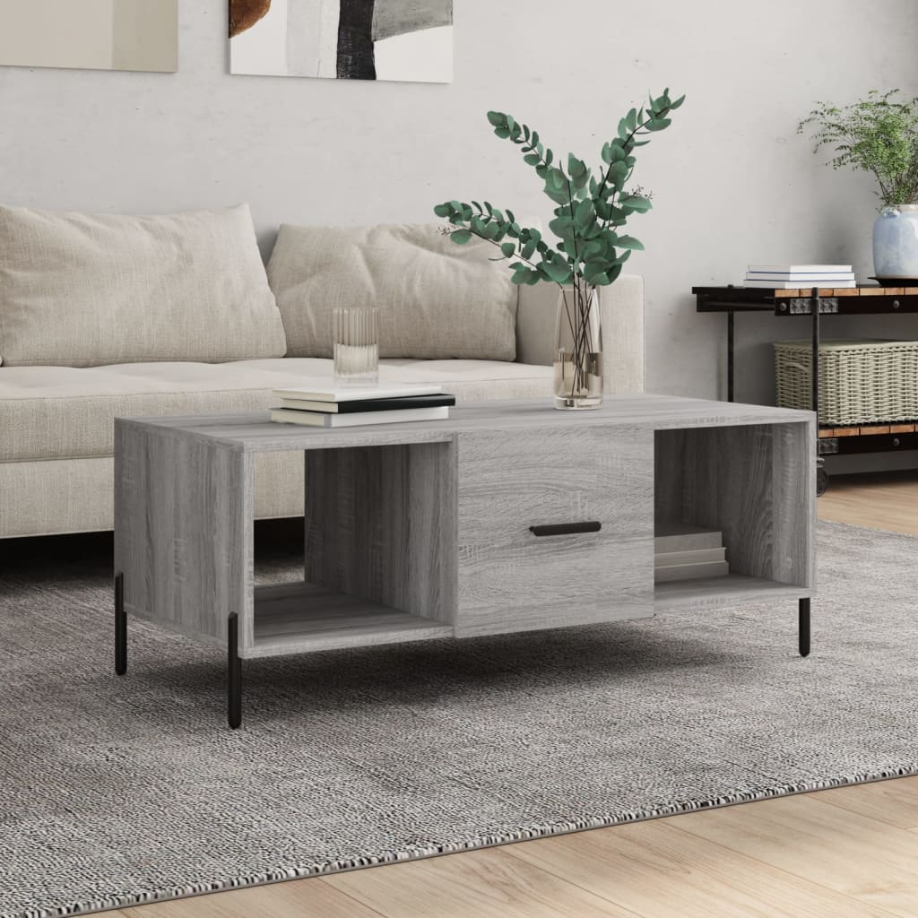 Salontafel 102X50X40 Cm Bewerkt Hout
