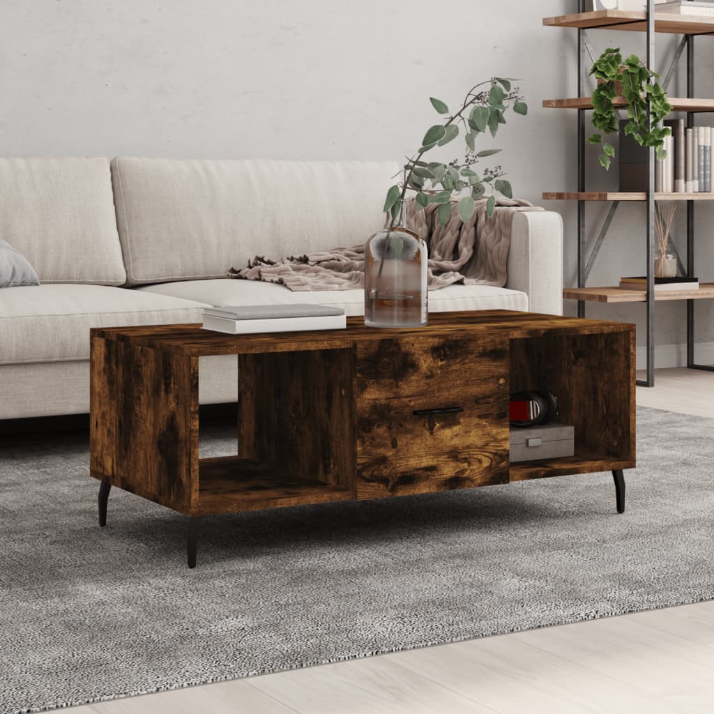 Salontafel 102X50X40 Cm Bewerkt Hout
