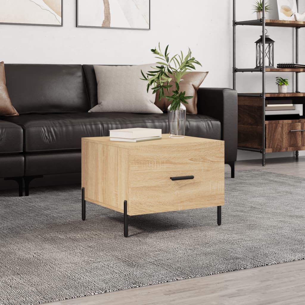 Salontafel 50X50X40 Cm Bewerkt Hout