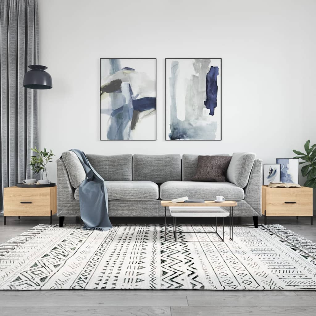 Salontafel 50X50X40 Cm Bewerkt Hout