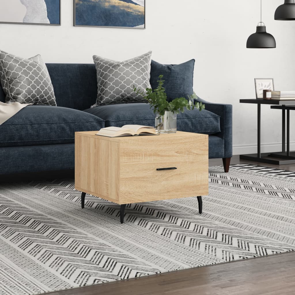 Salontafel 50X50X40 Cm Bewerkt Hout
