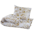 Dekbedovertrekset 240X220 Cm Katoen Wit En Bruin