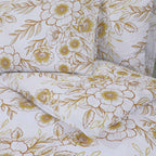 Dekbedovertrekset 155X220 Cm Katoen Wit En Bruin