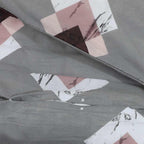 Dekbedovertrekset 155X220 Cm Katoen Grijs Multikleur