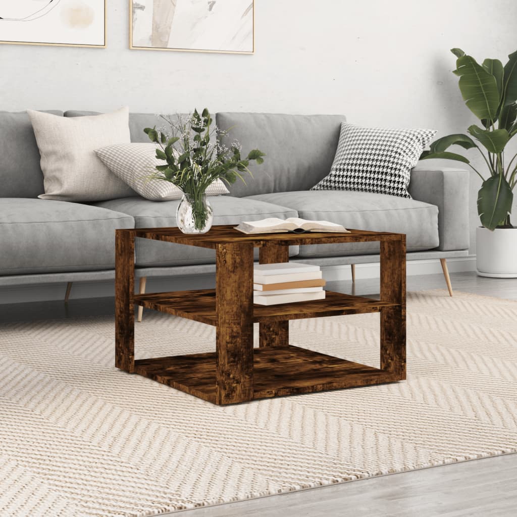 Salontafel 59,5X59,5X40 Cm Bewerkt Hout Ig