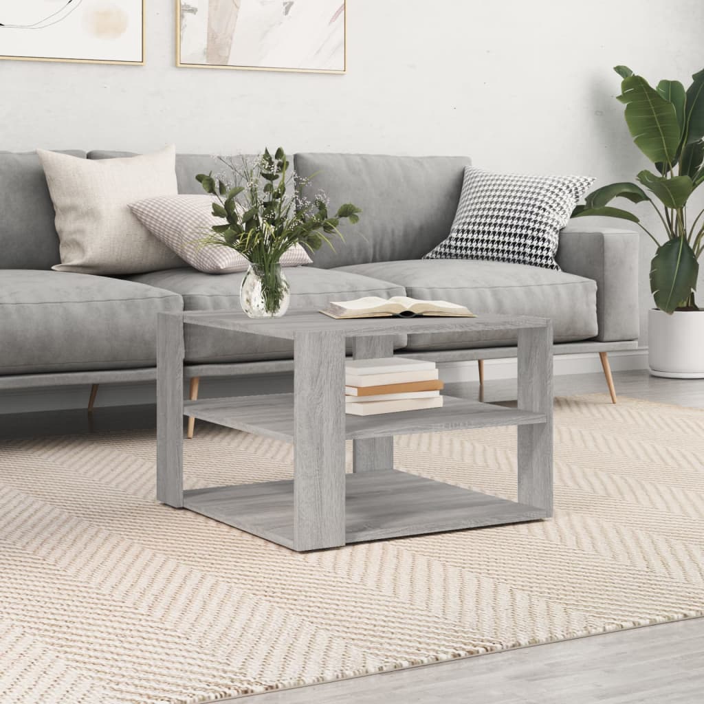Salontafel 59,5X59,5X40 Cm Bewerkt Hout Ig