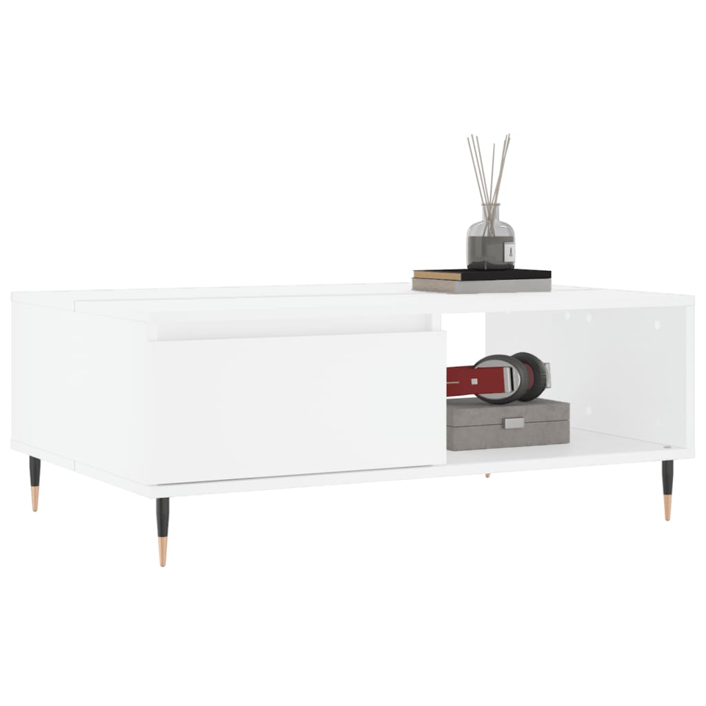 Salontafel 90X60X35 Cm Bewerkt Hout