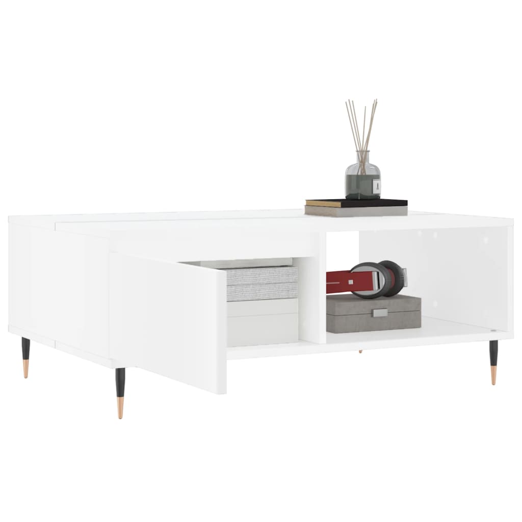 Salontafel 90X60X35 Cm Bewerkt Hout