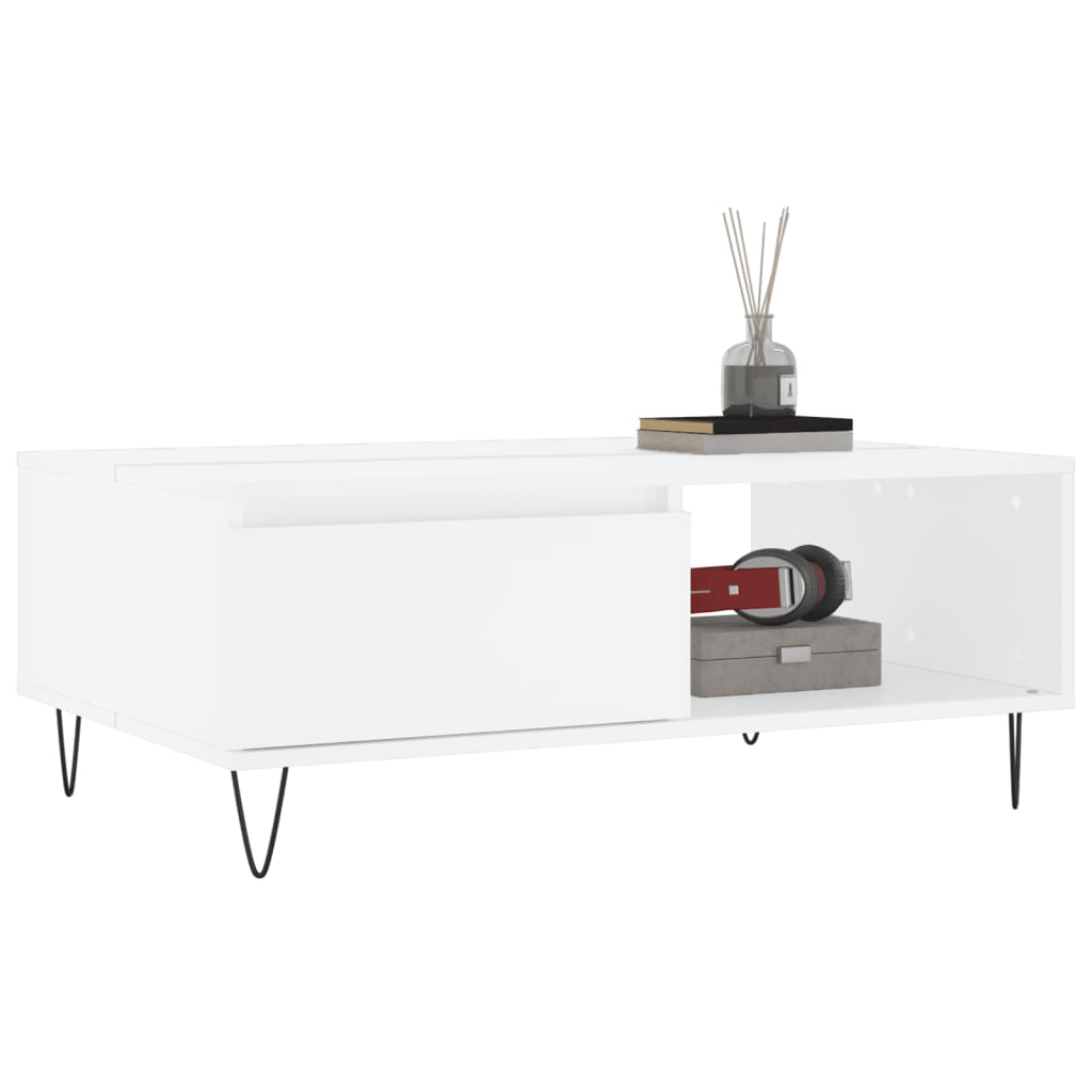 Salontafel 90X60X35 Cm Bewerkt Hout