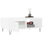 Salontafel 90X60X35 Cm Bewerkt Hout