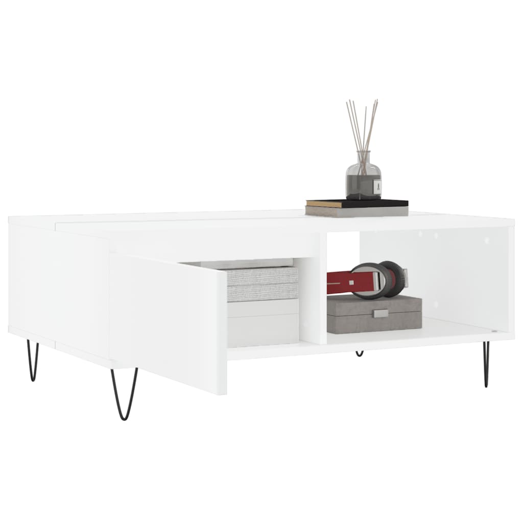 Salontafel 90X60X35 Cm Bewerkt Hout