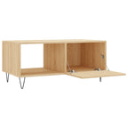 Salontafel 90X50X40 Cm Bewerkt Hout Kleurig