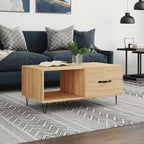 Salontafel 90X50X40 Cm Bewerkt Hout Kleurig