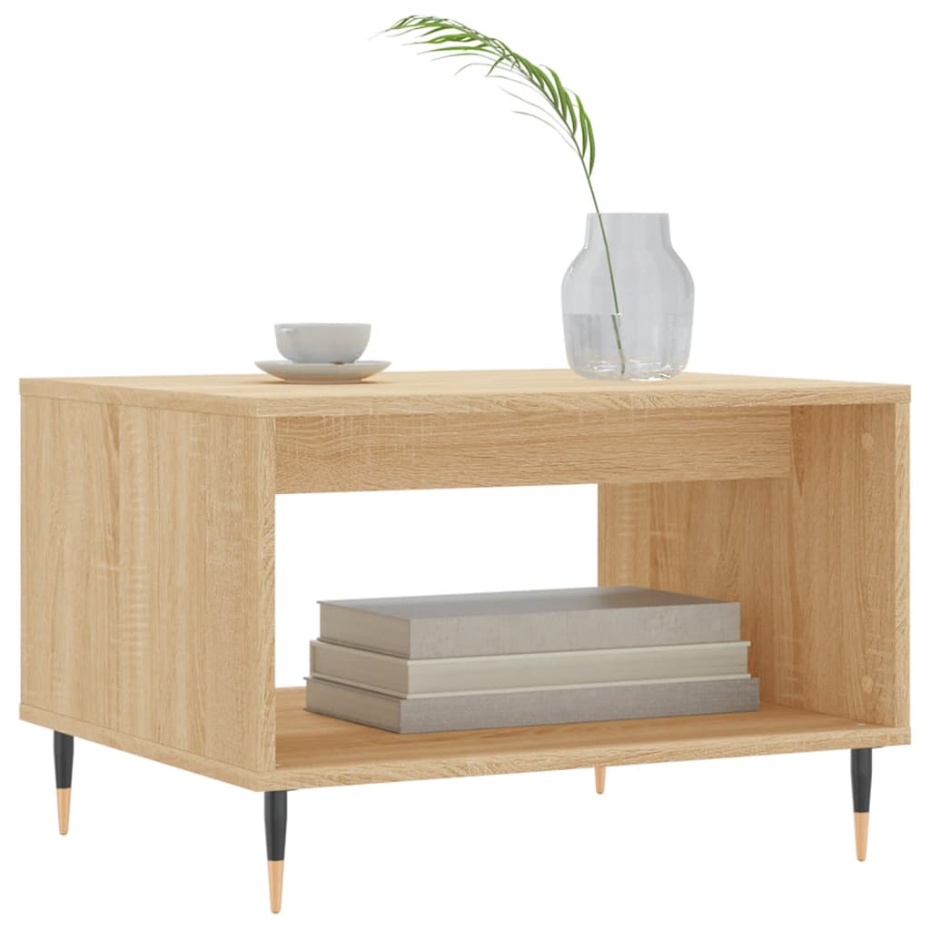Salontafel 60X50X40 Cm Bewerkt Hout Kleurig