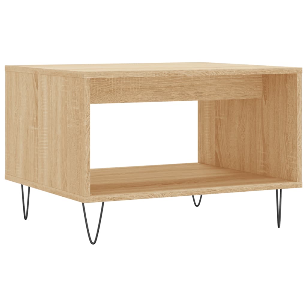 Salontafel 60X50X40 Cm Bewerkt Hout Kleurig