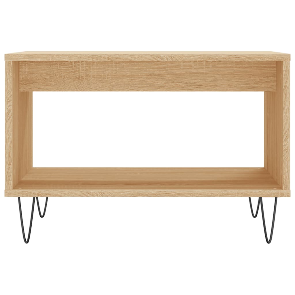 Salontafel 60X50X40 Cm Bewerkt Hout Kleurig