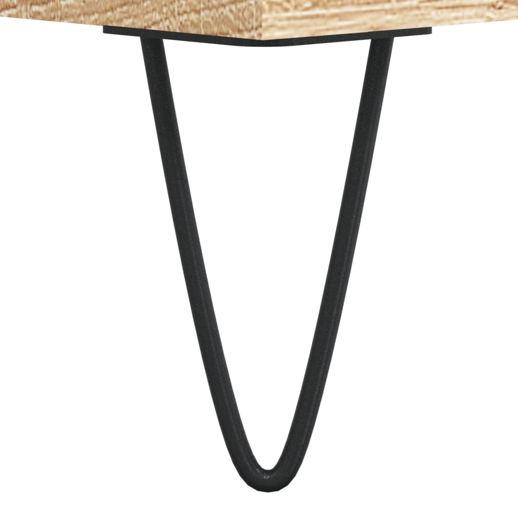 Salontafel 60X50X40 Cm Bewerkt Hout Kleurig