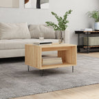 Salontafel 60X50X40 Cm Bewerkt Hout Kleurig