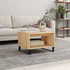 Salontafel 60X50X40 Cm Bewerkt Hout Kleurig