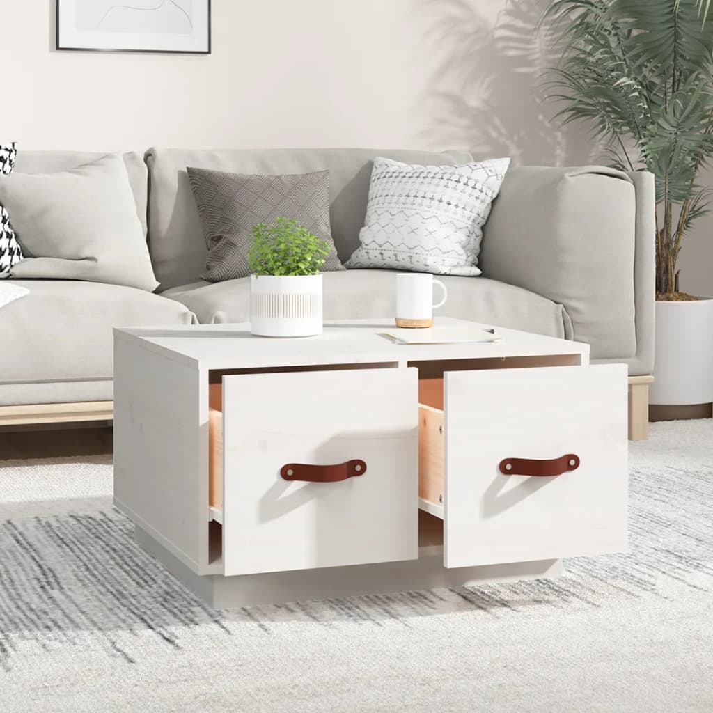 Salontafel 60X53X35 Cm Massief Grenenhout