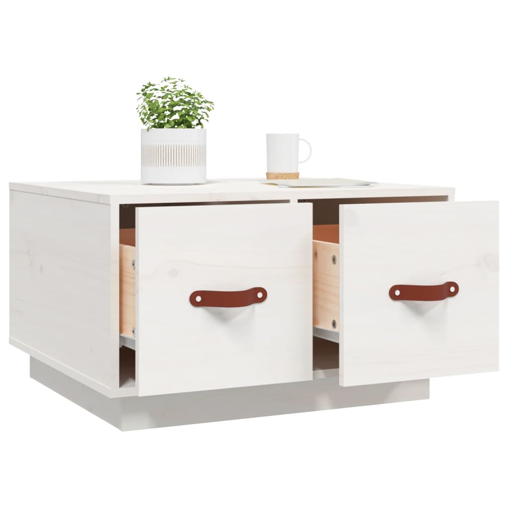 Salontafel 60X53X35 Cm Massief Grenenhout