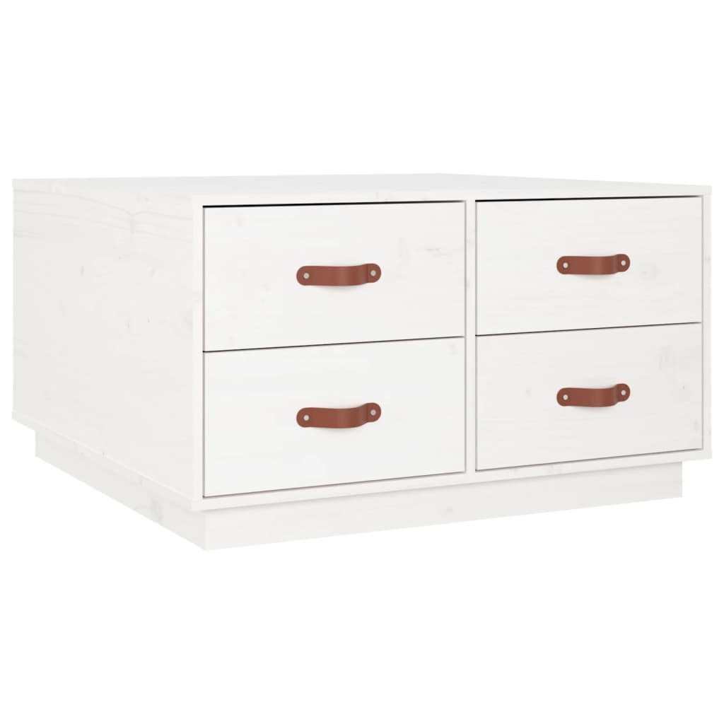 Salontafel 80X80X45 Cm Massief Grenenhout