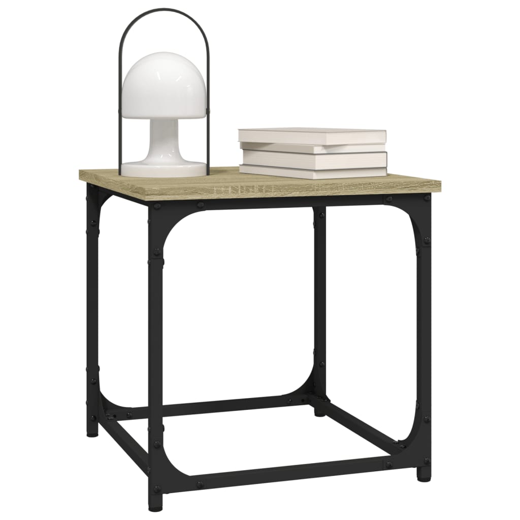 Salontafel 40X40X40 Cm Bewerkt Hout Kleurig