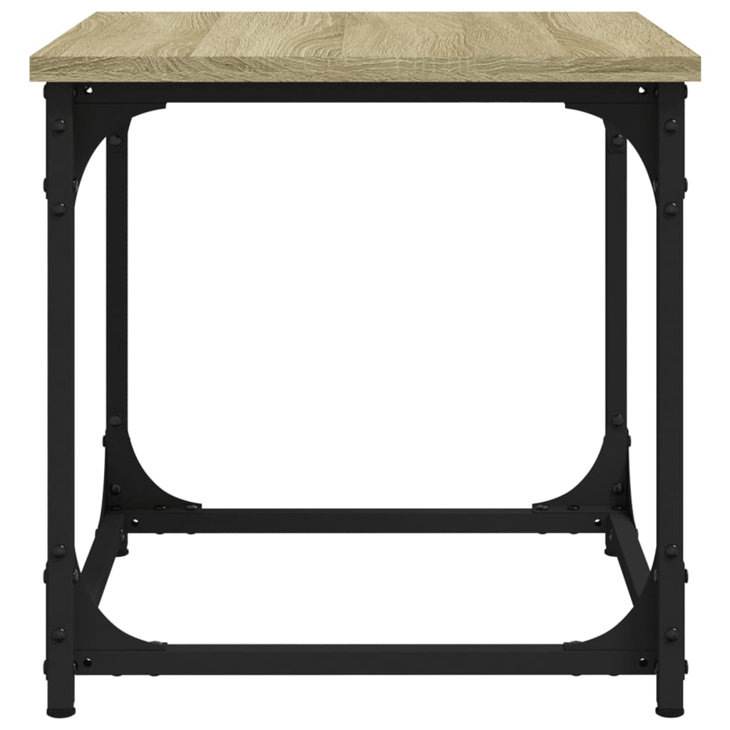 Salontafel 40X40X40 Cm Bewerkt Hout Kleurig