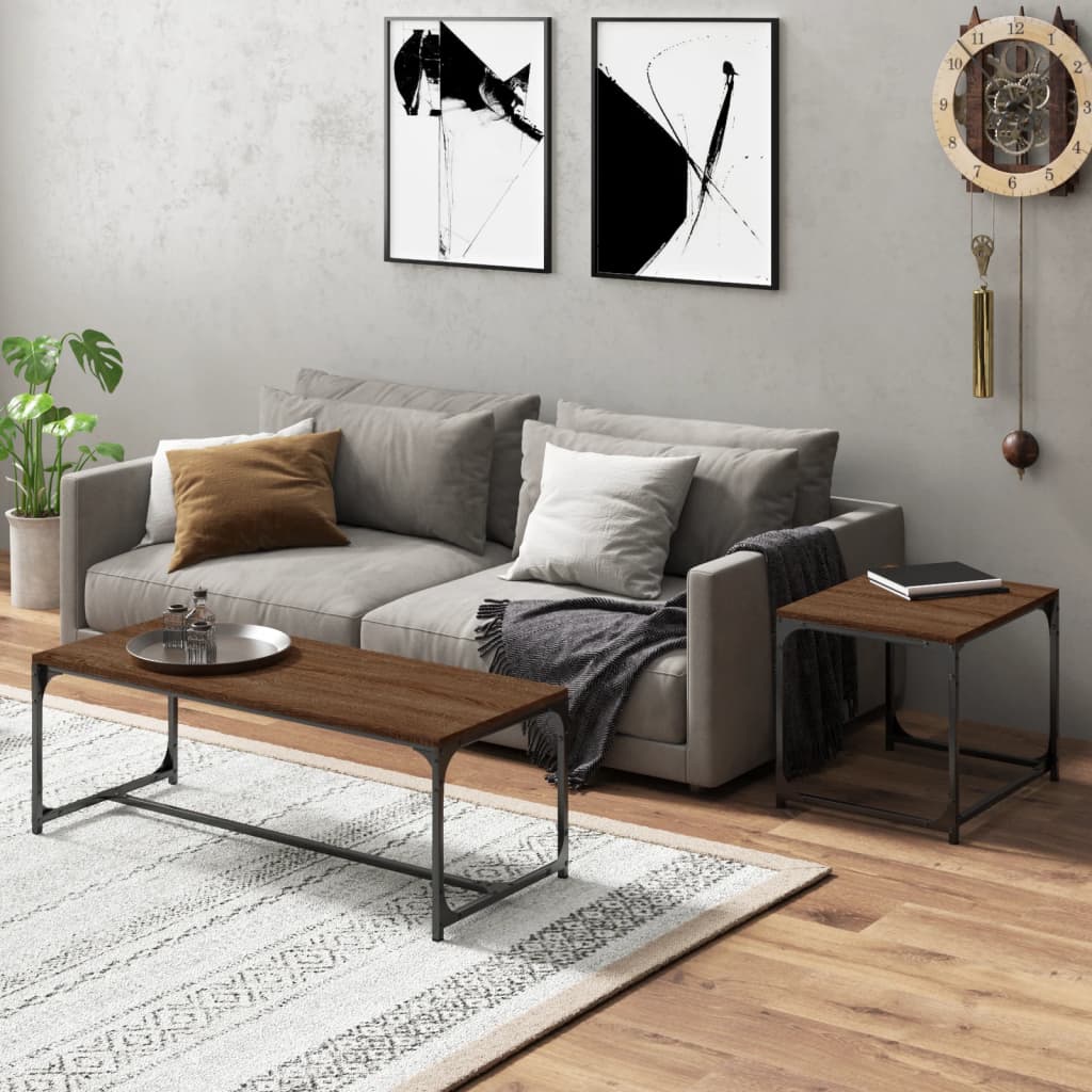 Salontafels 2 St Bewerkt Hout