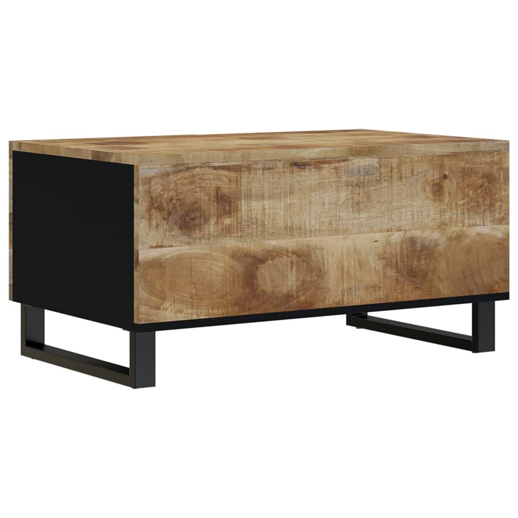 Salontafel 80X50X40 Cm Massief Mangohout En Bewerkt Hout