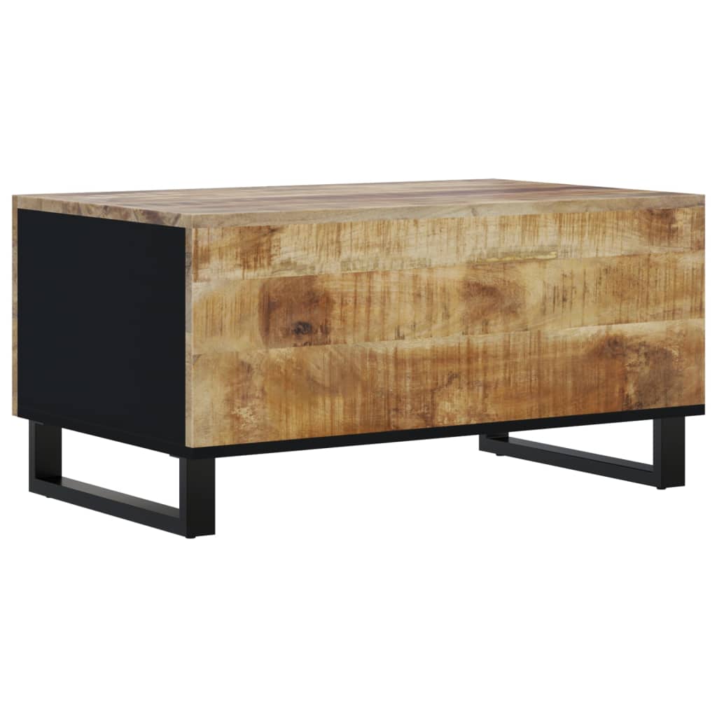 Salontafel 80X50X40 Cm Massief Mangohout En Bewerkt Hout