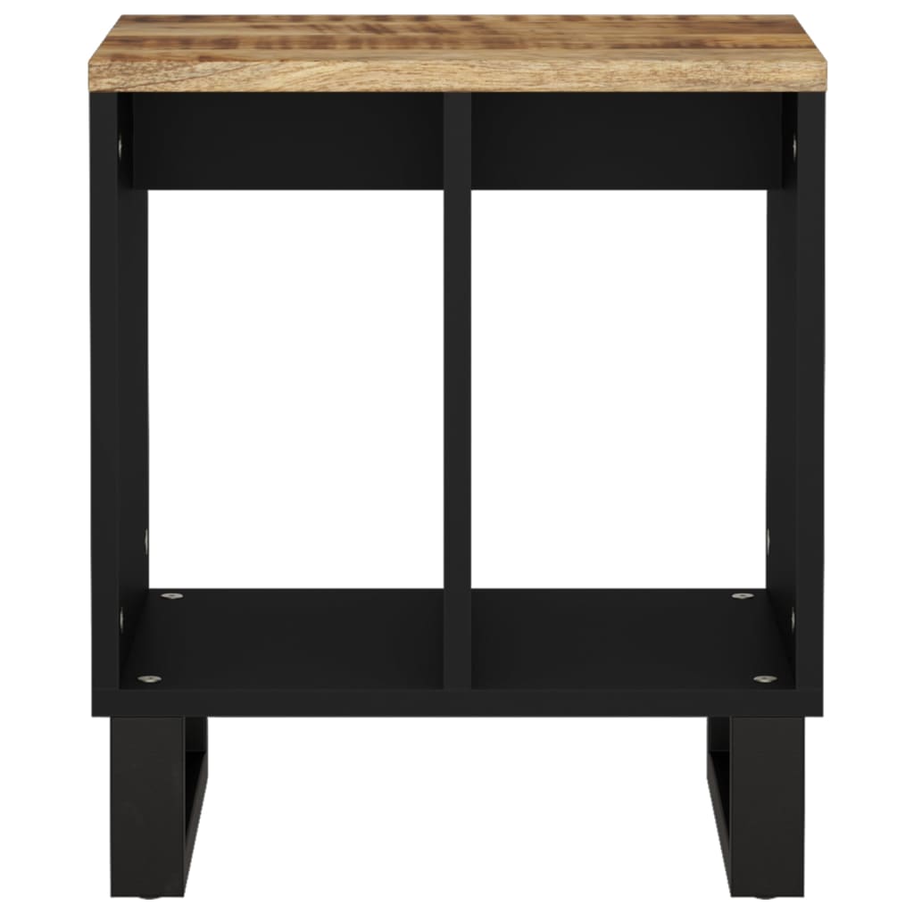 Bijzettafel 40X31X46 Cm Massief Mangohout En Bewerkt Hout