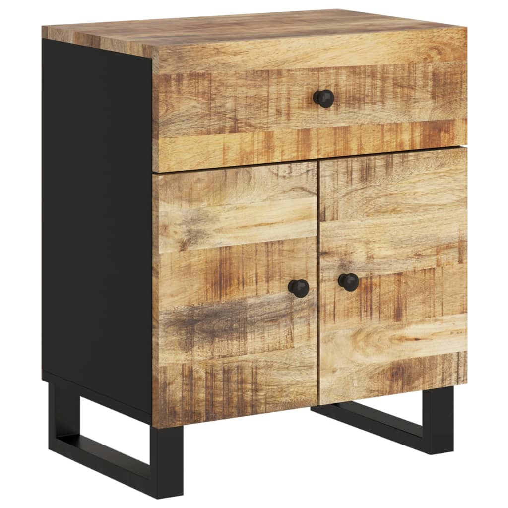 Nachtkastjes 50X33X60 Cm Massief Mangohout En Bewerkt Hout